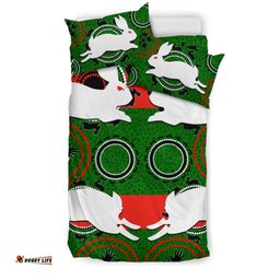 Rabbitohs Bedding Set Aboriginal Special