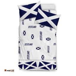 Scotland Bedding Set Flag And Text SC