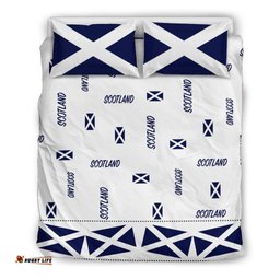 Scotland Bedding Set Flag And Text SC