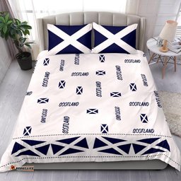 Scotland Bedding Set Flag And Text SC