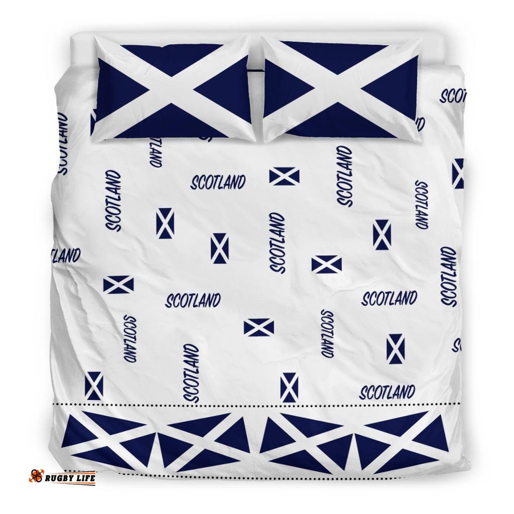 Scotland Bedding Set Flag And Text SC