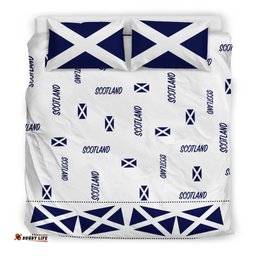 Scotland Bedding Set Flag And Text SC
