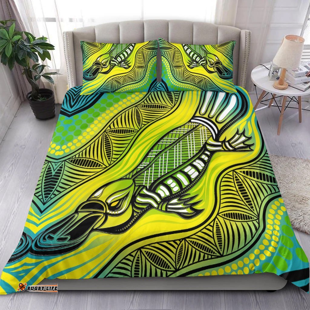 Australia Bedding Set Aboriginal Platypus HN