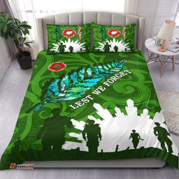New Zealand ANZAC Walking In The Sun Bedding Set