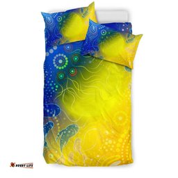 Aboriginal Bedding Set Indigenous Fishing