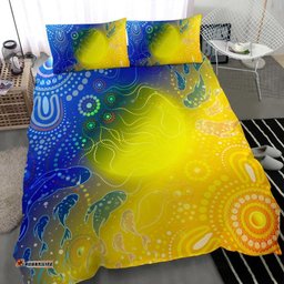 Aboriginal Bedding Set Indigenous Fishing