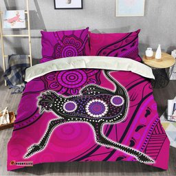 Aboriginal NAIDOC Week 2021 Purple Turtle Ostrich Bedding Set LT20