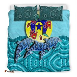 Aboriginal Bedding Set Aboriginal Dolphin
