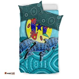 Aboriginal Bedding Set Aboriginal Dolphin