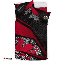 Wales Celtic Bedding Set Celtic Cross and Welsh