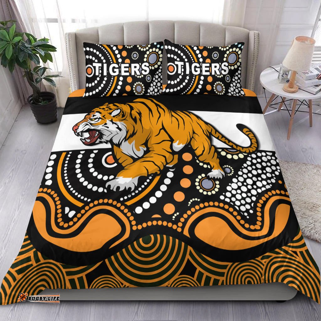 Tigers Indigenous Bedding Set Wests