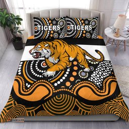 Tigers Indigenous Bedding Set Wests