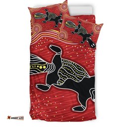 Australia Aboriginal Bedding Set Indigenous Platypus Ver 4