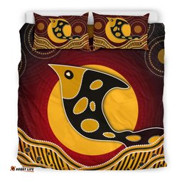 Bedding Set Aboriginal Dot Patterns Fish