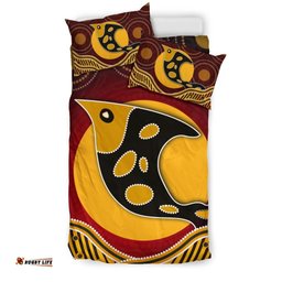 Bedding Set Aboriginal Dot Patterns Fish