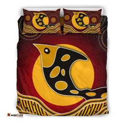 Bedding Set Aboriginal Dot Patterns Fish
