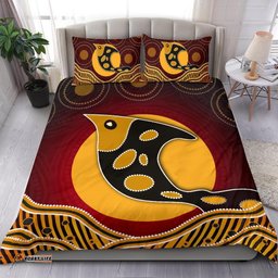 Bedding Set Aboriginal Dot Patterns Fish