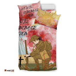 ANZAC Day Bedding Set We Will Remember Them 08