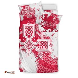 Wales Bedding Set Cymru Celtic Cross