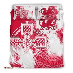 Wales Bedding Set Cymru Celtic Cross