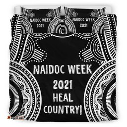 Australia NAIDOC Week Bedding Set, Heal Country White