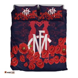 Melbourne Demons ANZAC Day Indigenous Art Bedding Set