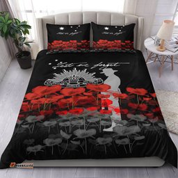 Australian Military Forces ANZAC Day Lest We Forget Bedding Set
