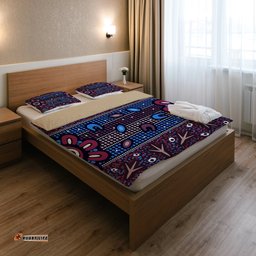 Australia Aboriginal Bedding Set Aboriginal Dot Art Painting Ver4