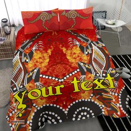 Custom Bedding Sets Aboriginal Crocodile And Kangaroo