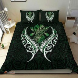 New Zealand Silver Fern Bedding Set Green