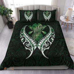New Zealand Silver Fern Bedding Set Green