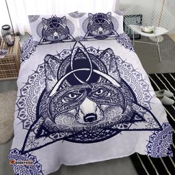Pagan Celtic Wolf Bedding Set Premium Style