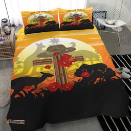 ANZAC Day Lest We Forget Animal Bedding Set