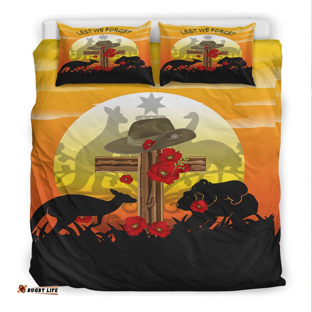 ANZAC Day Lest We Forget Animal Bedding Set