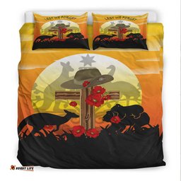 ANZAC Day Lest We Forget Animal Bedding Set
