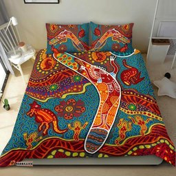 Aboriginal Home Set Australia Indigenous Culture Bedding Set