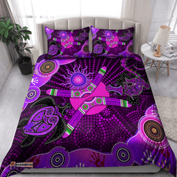 NAIDOC Week 2022 Best Purple Turtle Lizard Bedding set