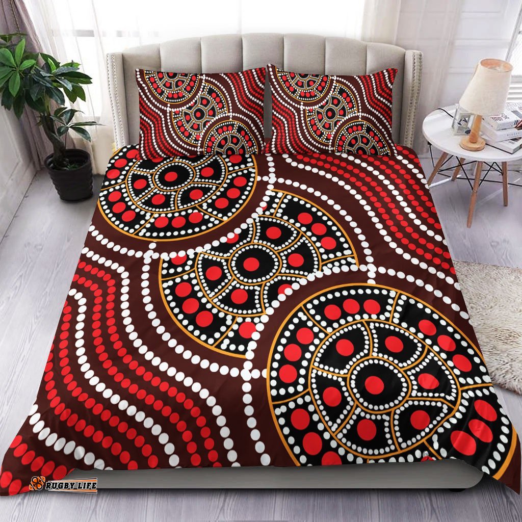 Aboriginal Bedding Set Aboriginal Tortoiseshell Dot Panting