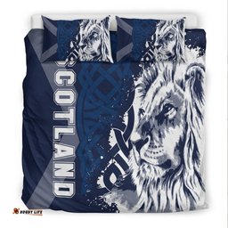 Scotland Celtic Bedding Set Cross Celt Lion