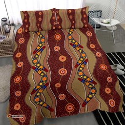 Aboriginal Bedding Sets, Boomerang Patterns Circle Art