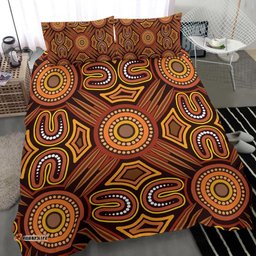 Aboriginal Bedding Set, Indigenous Patterns Ver04