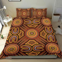 Aboriginal Bedding Set, Indigenous Patterns Ver04