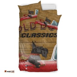 Scotland Terriers Bedding Set Driving Dog