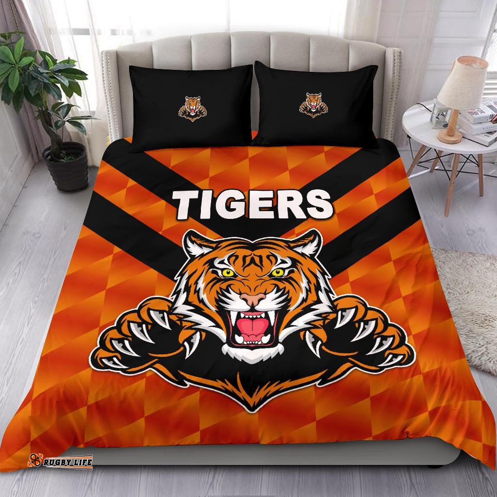 Balmain Bedding Set Tigers Orange Vibes