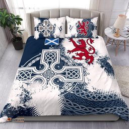 Scotland Bedding Set Scottish Celtic Cross