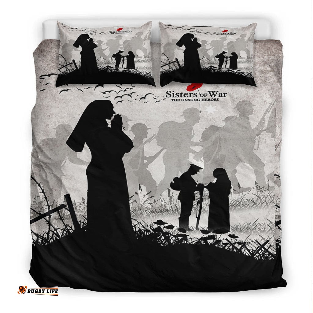 ANZAC Day Sisters of War The Unsung Heroes Bedding Set