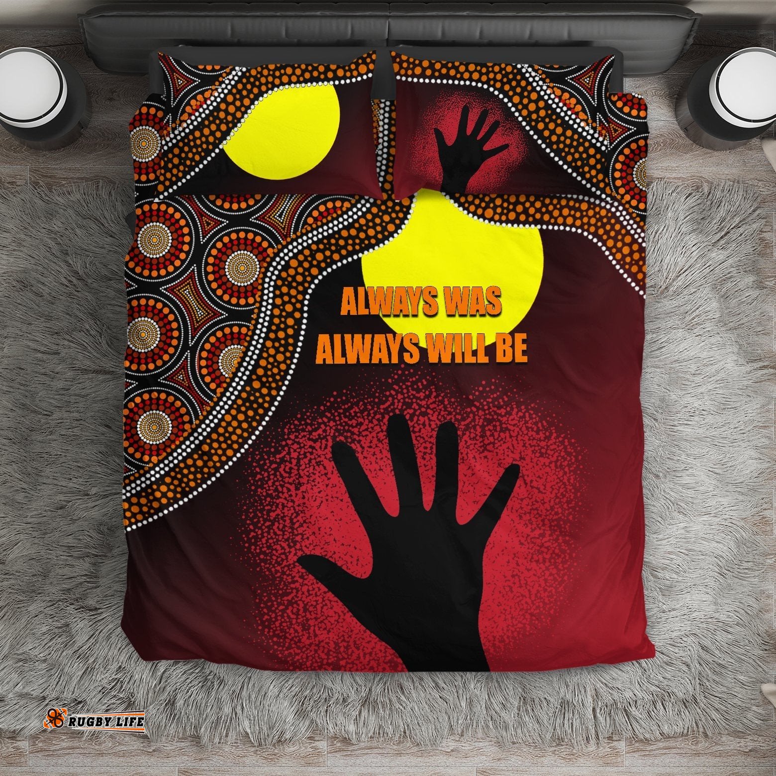 NAIDOC Bedding Set, NAIDOC Week 2020 Always Was, Always Will Be With A Hand