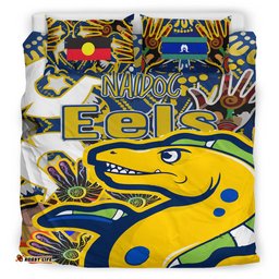 Parramatta Eels Naidoc Custom Bedding Set - Parramatta Eels NAIDOC Week celebrations