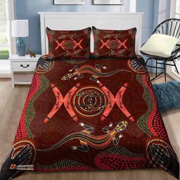 Lizards Boomerang All Over Printed Bedding Set