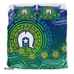 Torres Strait Islanders Bedding Set Aboriginal Turtle